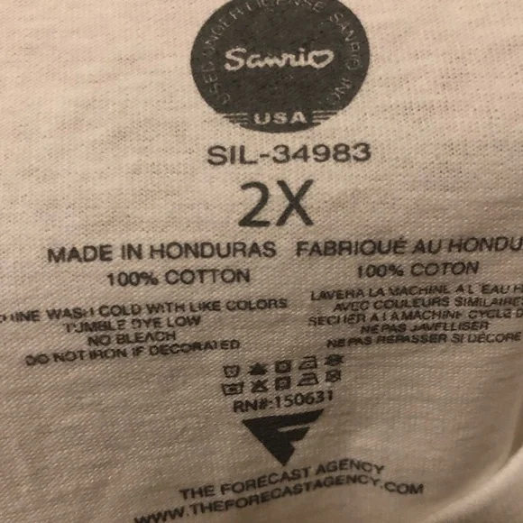 NWT Hello kitty by Sanrio zodiac sign white shirt - Picture 6 of 6